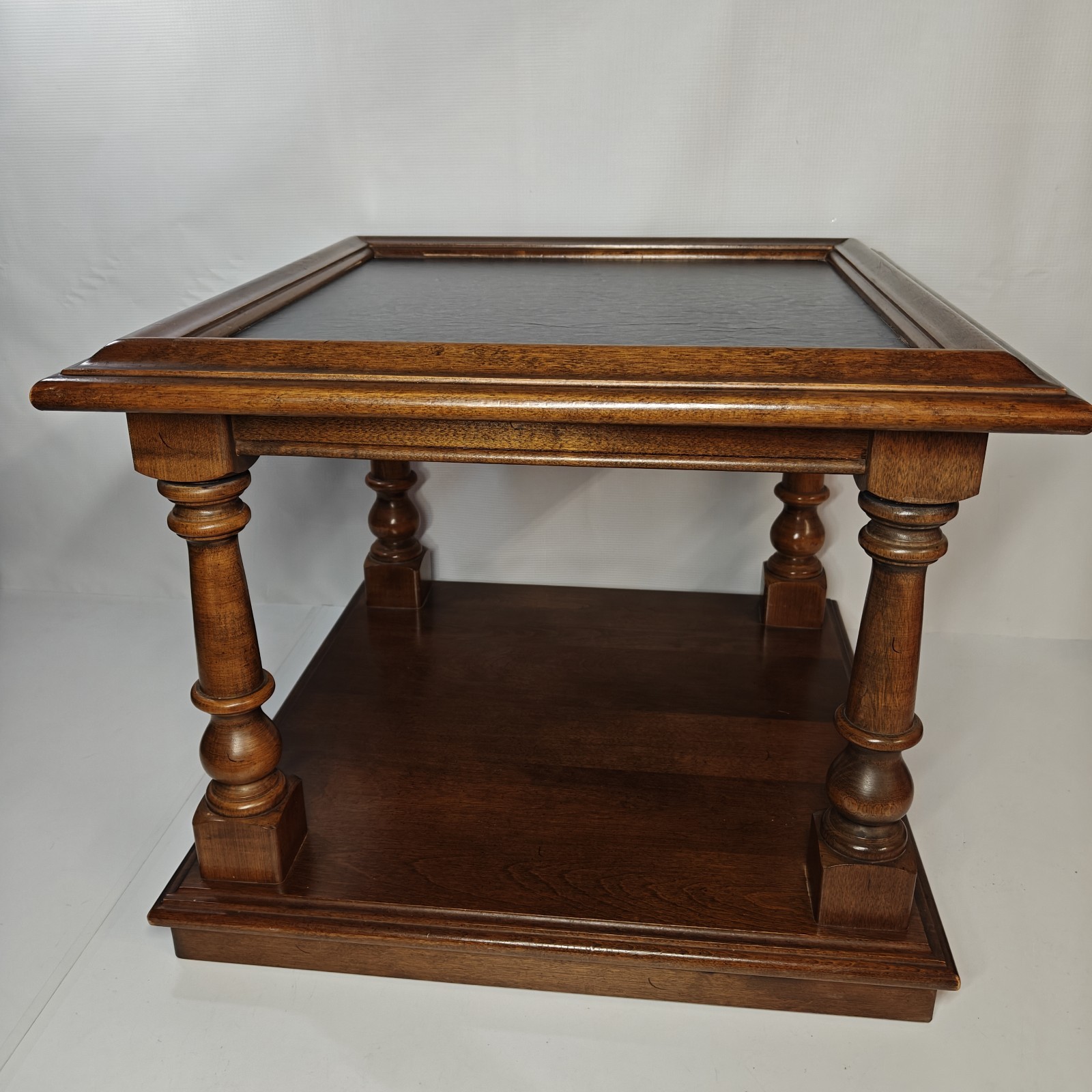 vintage Ethan Allen Classic Manor collection 2-tier side table or bunching table