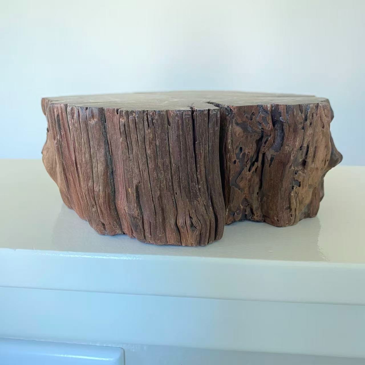 Wooden Stand, Solid teak wood Natural style, Perfect for Display/Plants/Crystals