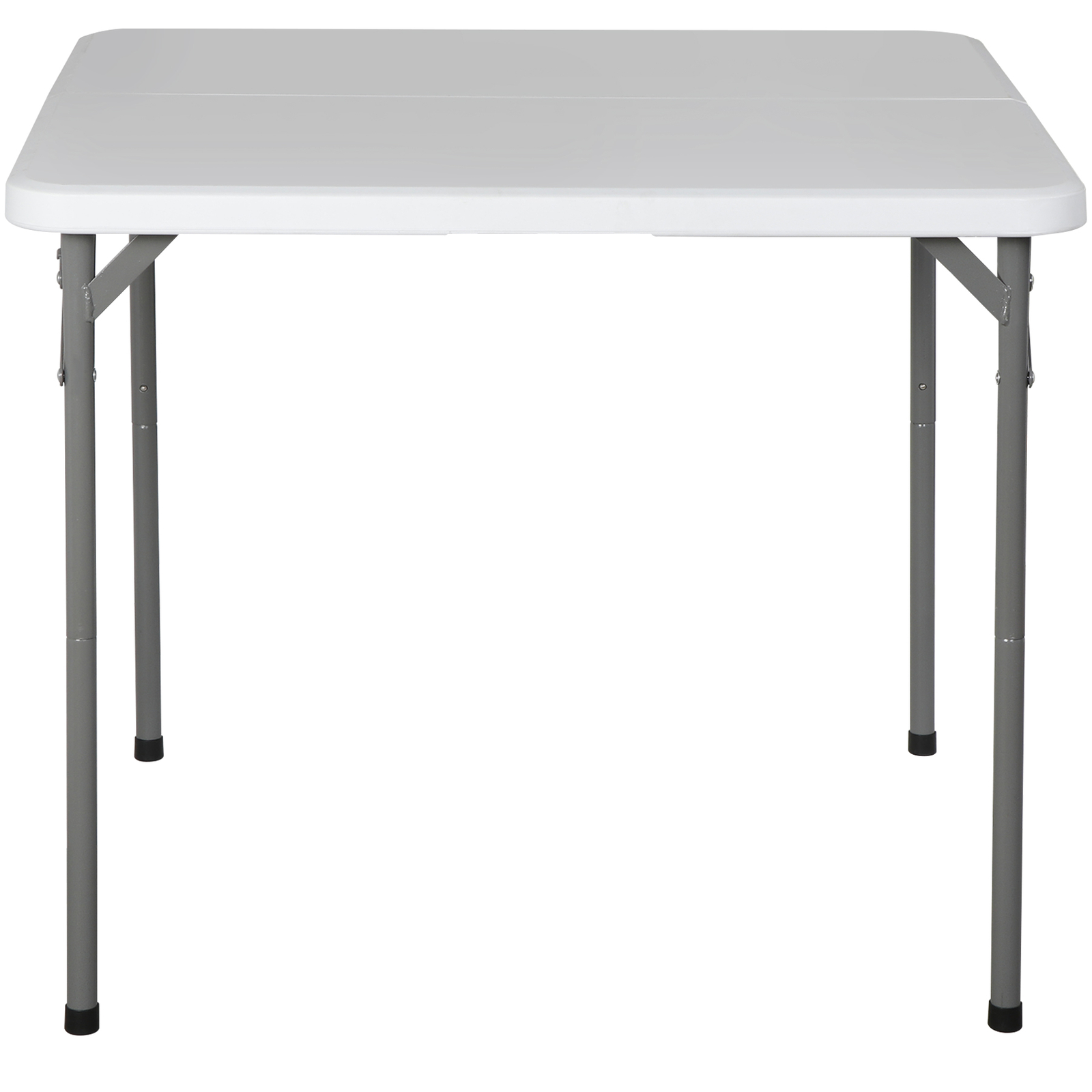 3 Foot Square Folding Card Table Indoor Outdoor Plastic Table w/Carrying Handle