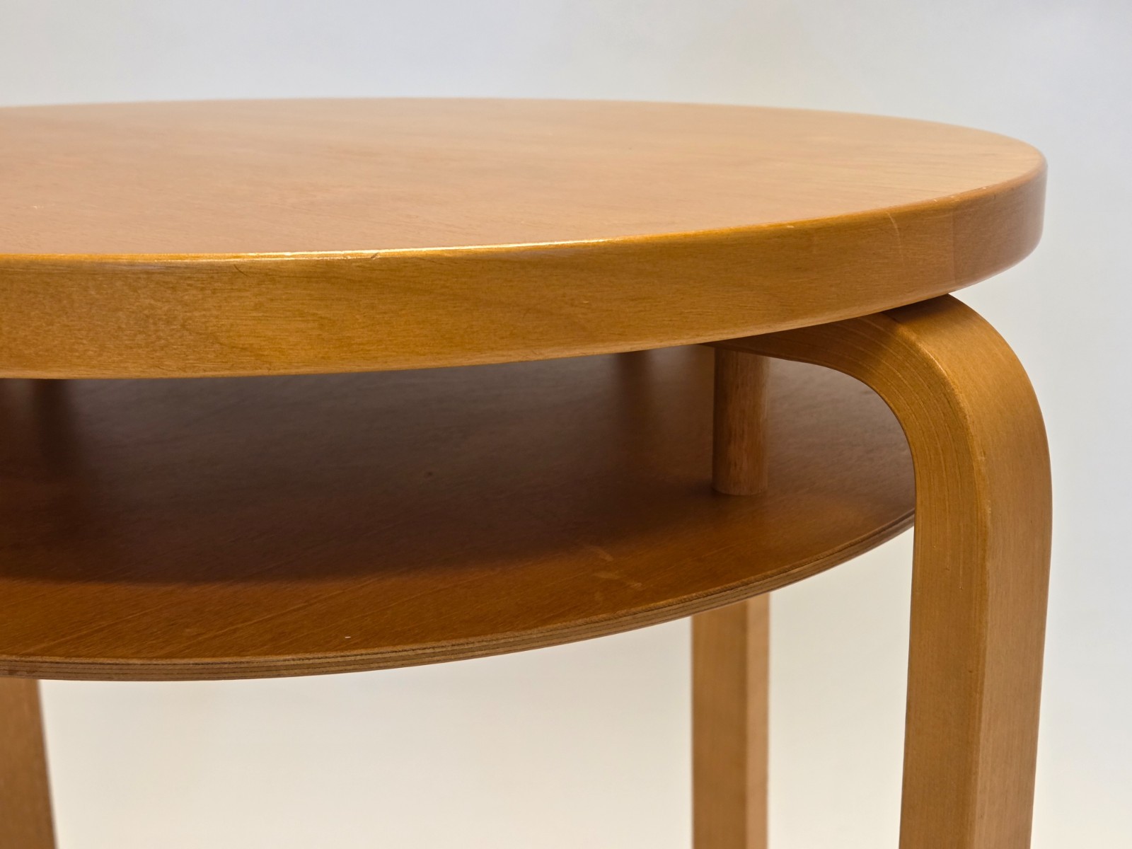 Alvar Aalto Artek Club Table Finland L-legged Birch Original