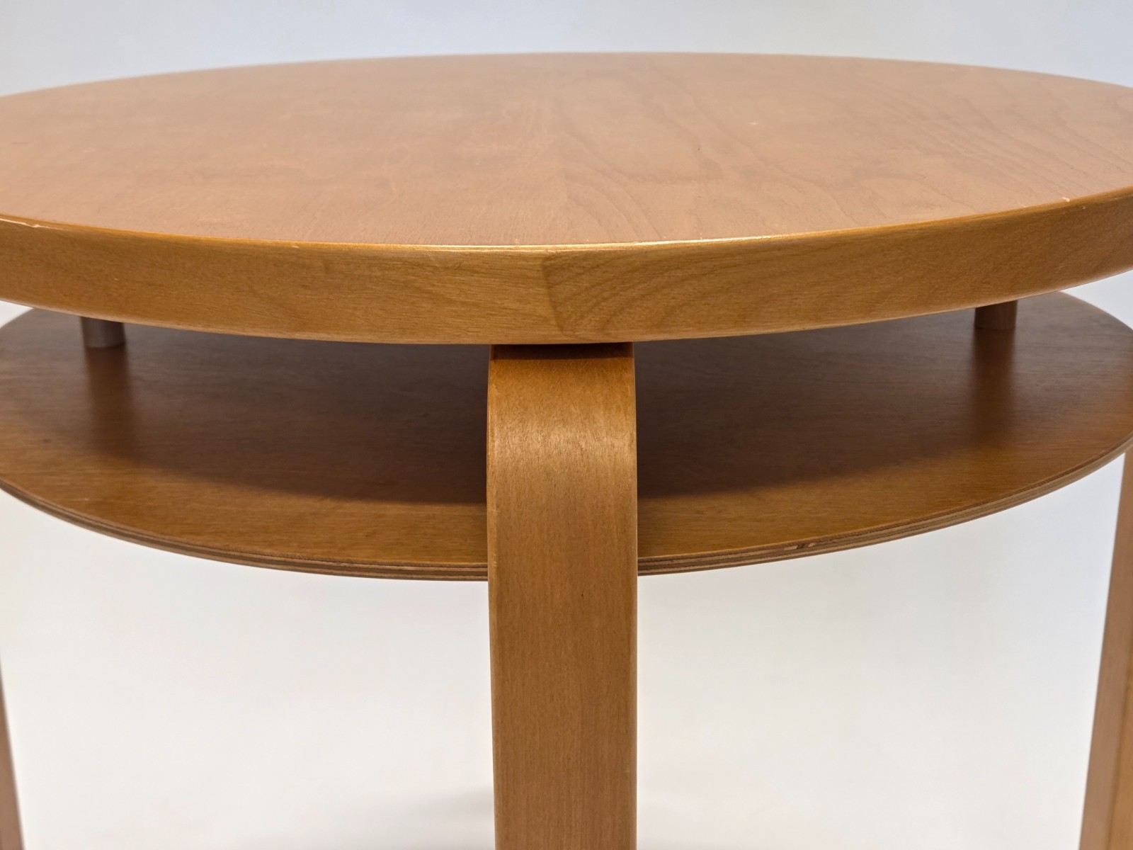 Alvar Aalto Artek Club Table Finland L-legged Birch Original