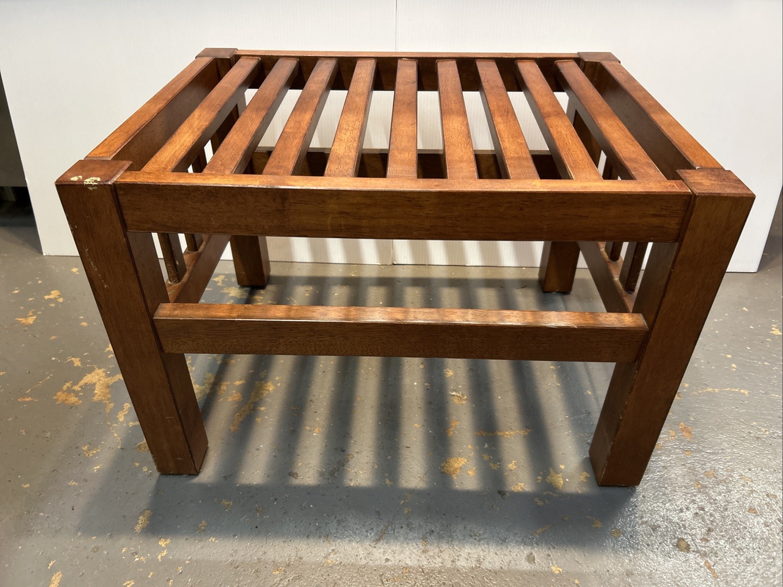 Teak Side table 21x16x14. MADE IN MALAYSIA