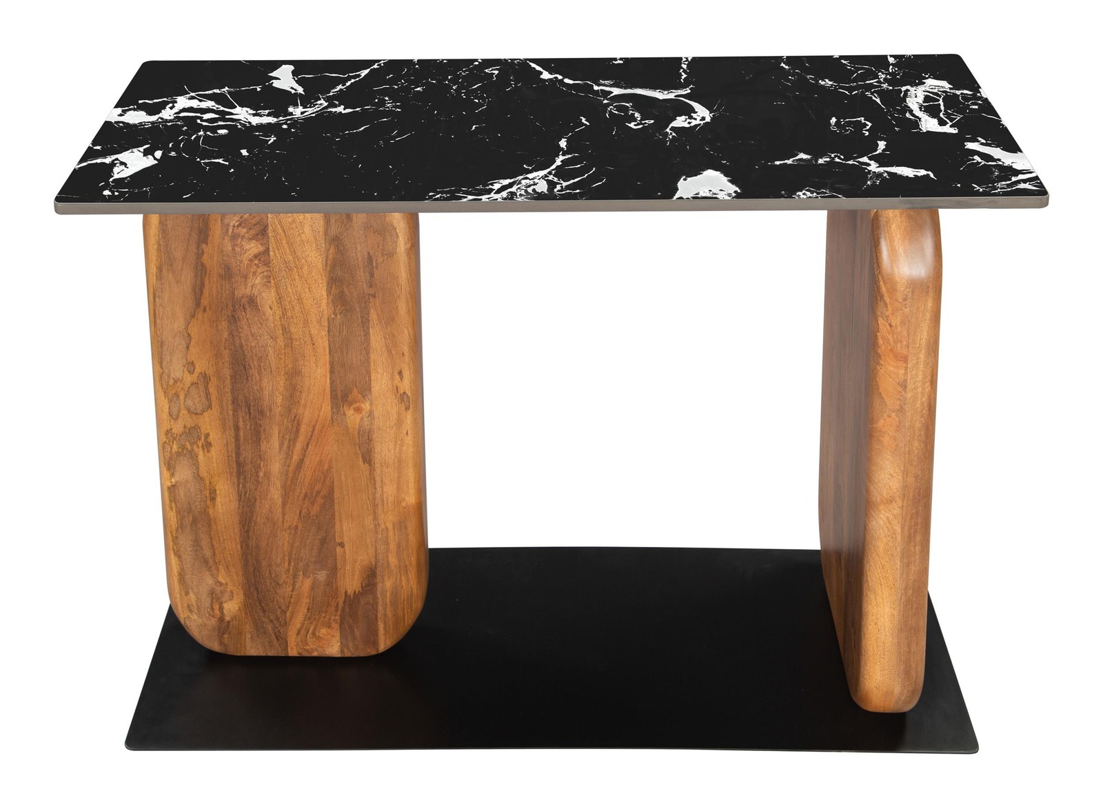 ZUO Pemba Natural Marble Top Rectangular Console Table in Multi-Color