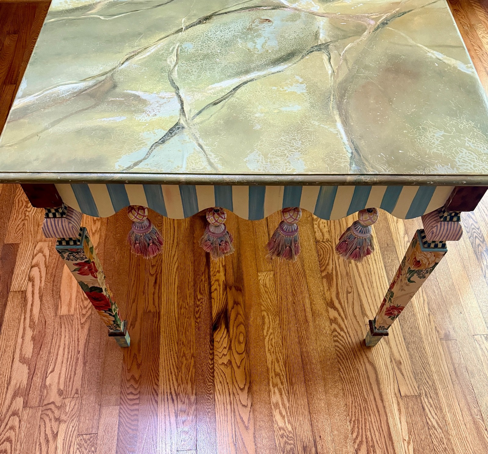 Mackenzie Childs Tassel Table