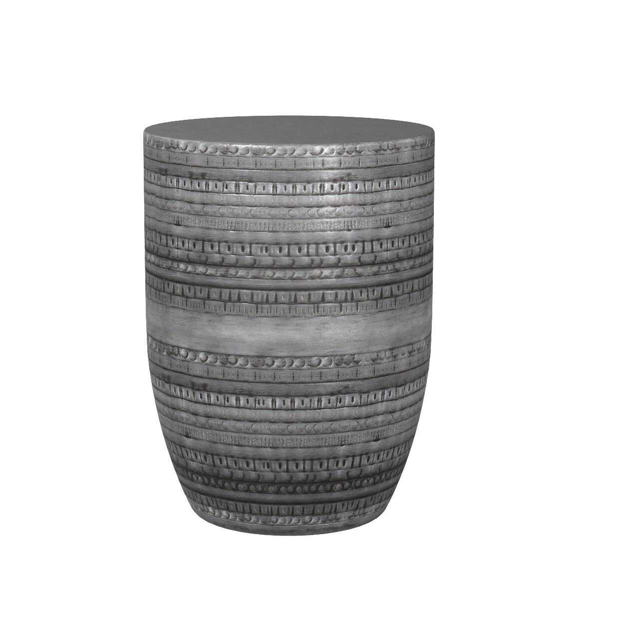 SIMPLIHOME Johnsen Boho 15 Inch Wide Metal Large Accent de Table in Antique