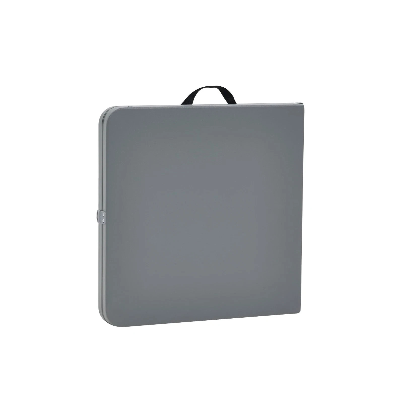 Mainstays 4 Foot Fold-in-Half Adjustable Folding Table, Gray