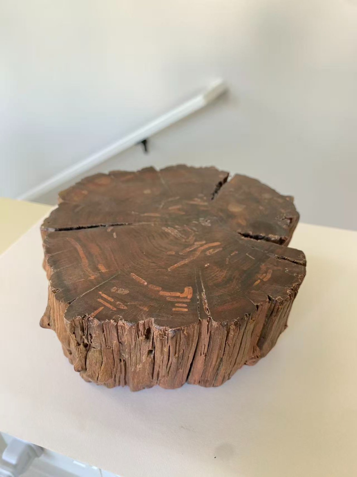 Wooden Stand, Solid teak wood Natural style, Perfect for Display/Plants/Crystals