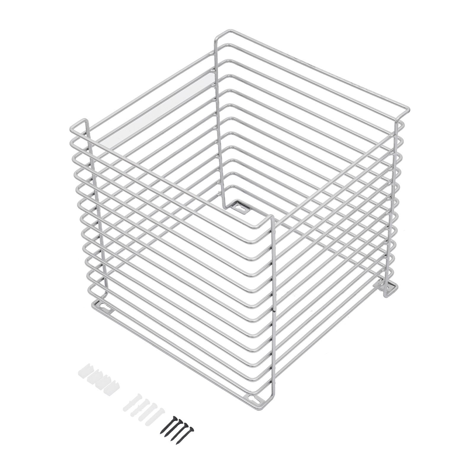Side Table, Square Geometry Side Table, Linear Metal End Table