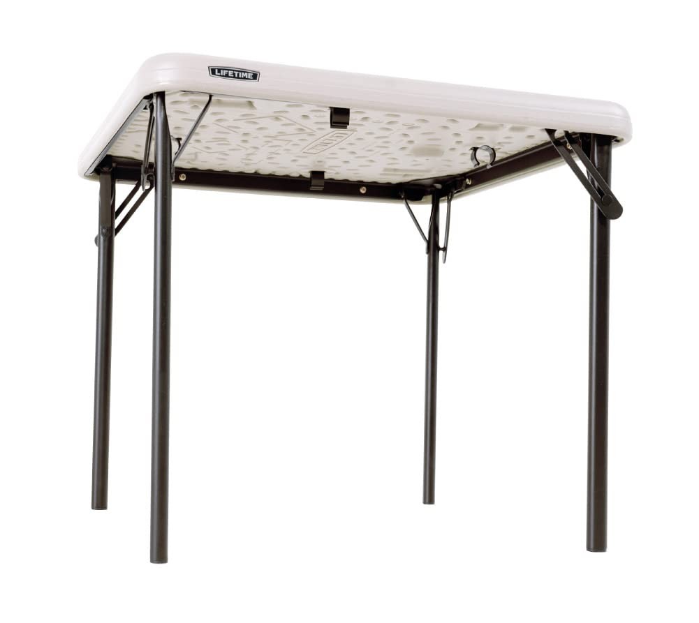 80425 Kids Folding Table, Almond, 24″