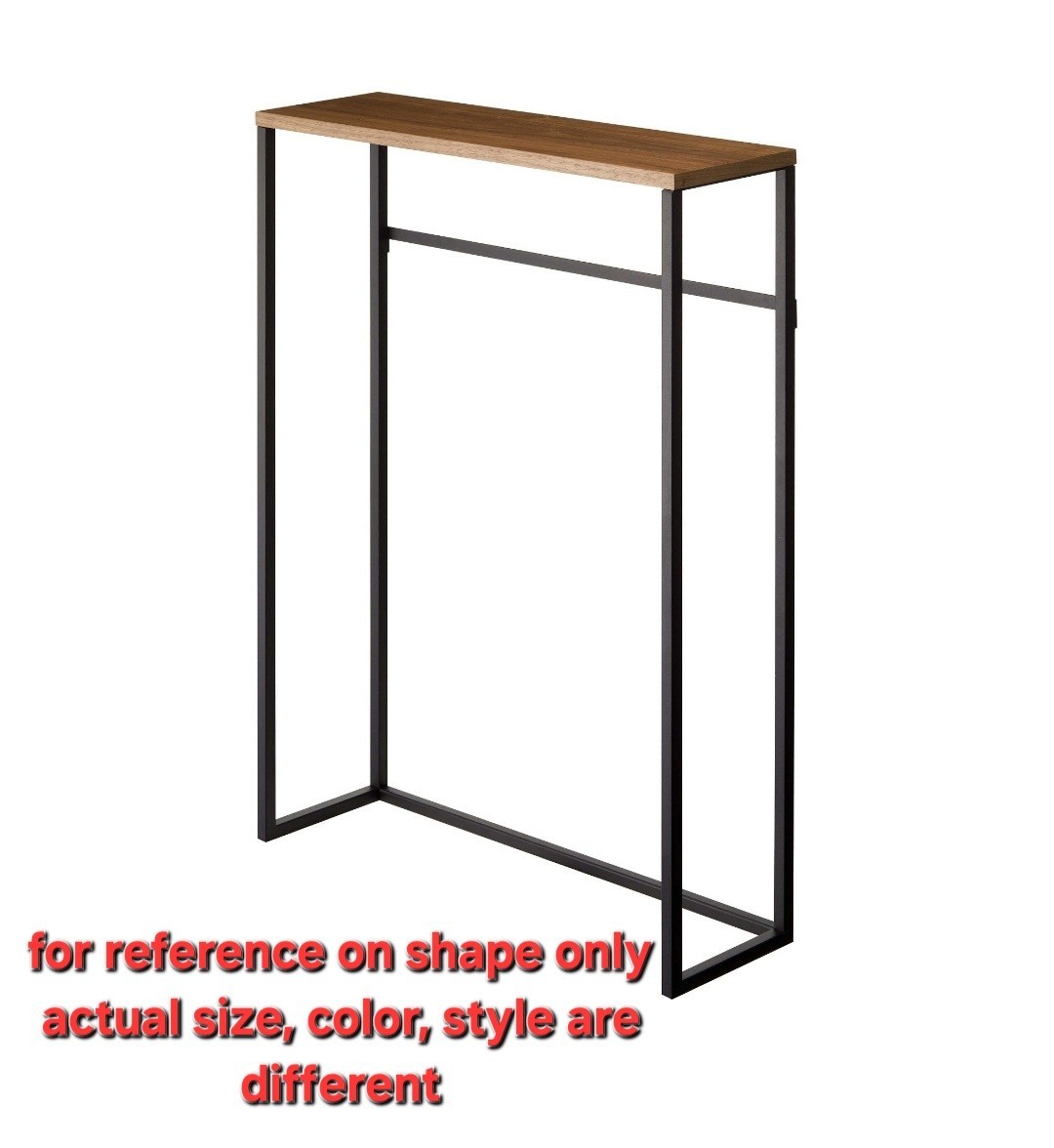 Williams Sonoma Profile Narrow Console Table Antique Bronze 25″ x 2.6 x 37″ NEW