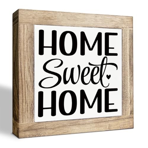 Housewarming Gifts, Home Sweet Home Sign, Front Door Decor, Wooden Box Color12