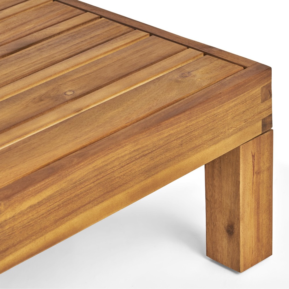 Grey Concrete Coffee Table Round Wood Base Modern Living Room