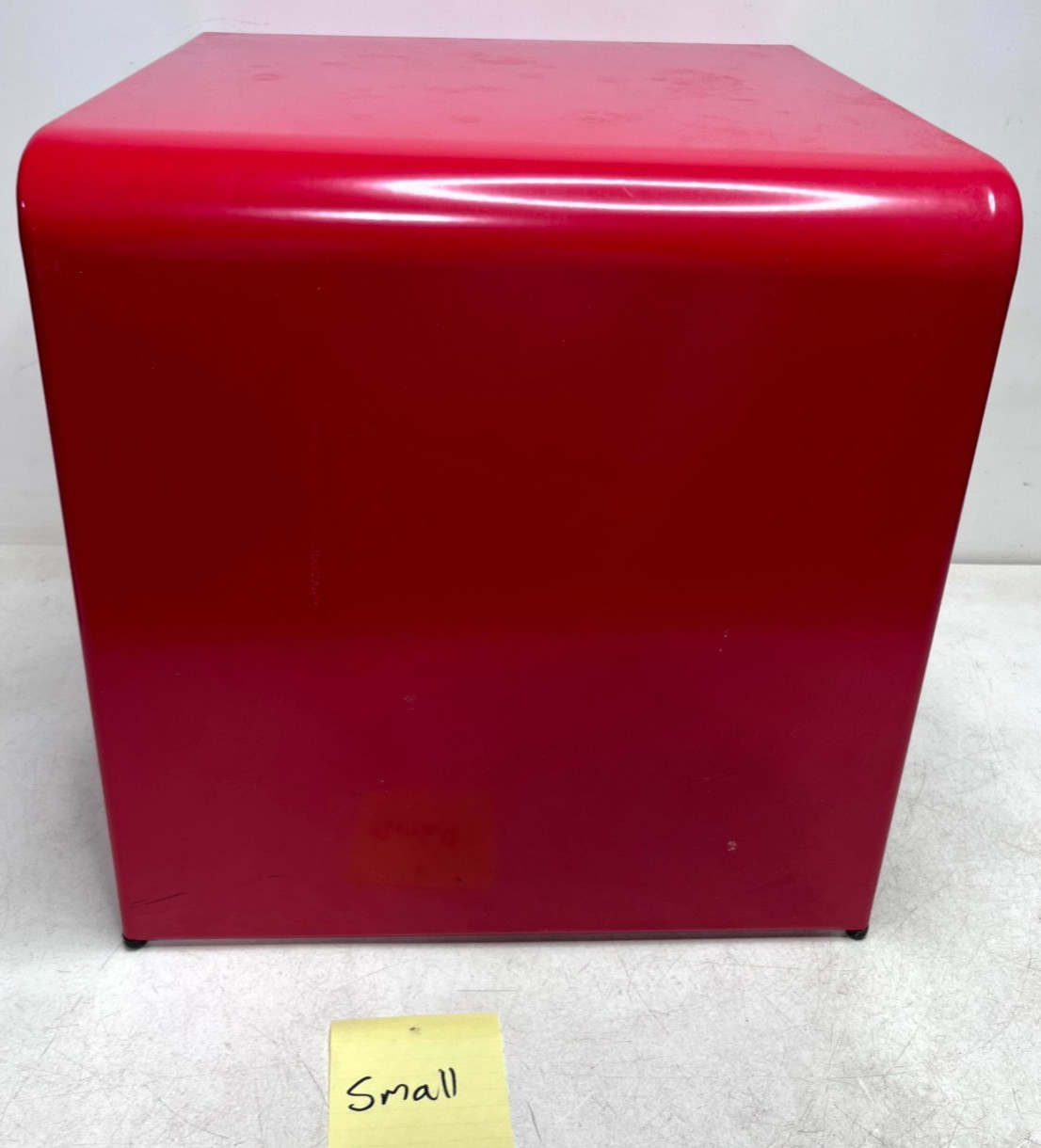 Vintage Amisco Red Nesting Tables Set of 3 Large Metal Made in Canada