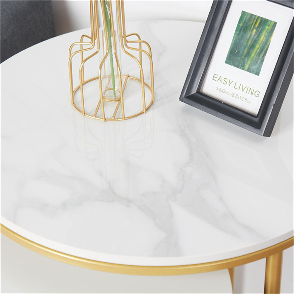 2PCS Glossy High End Nesting Sofa Side Table Coffee End Table Set Gorgeous Decor
