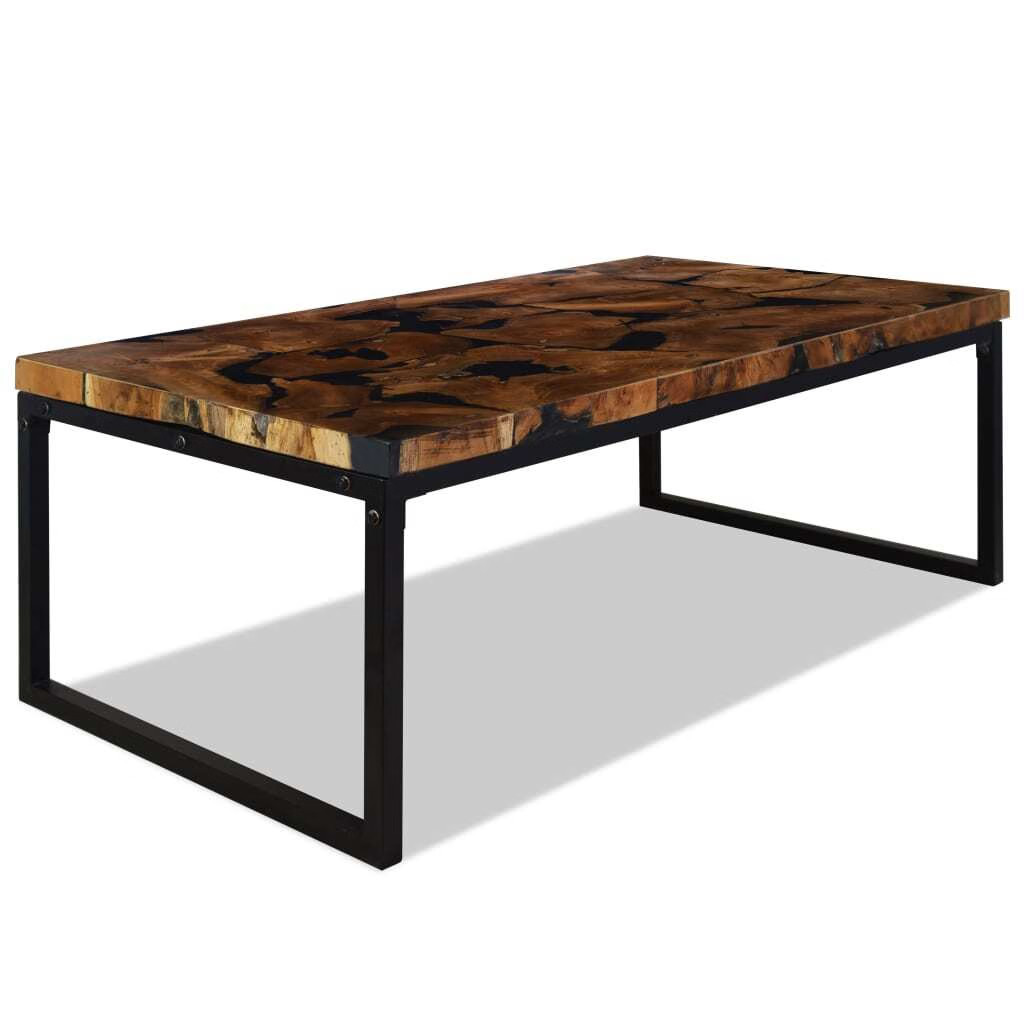 Coffee Table Teak Resin 43.3″x23.6″x15.7