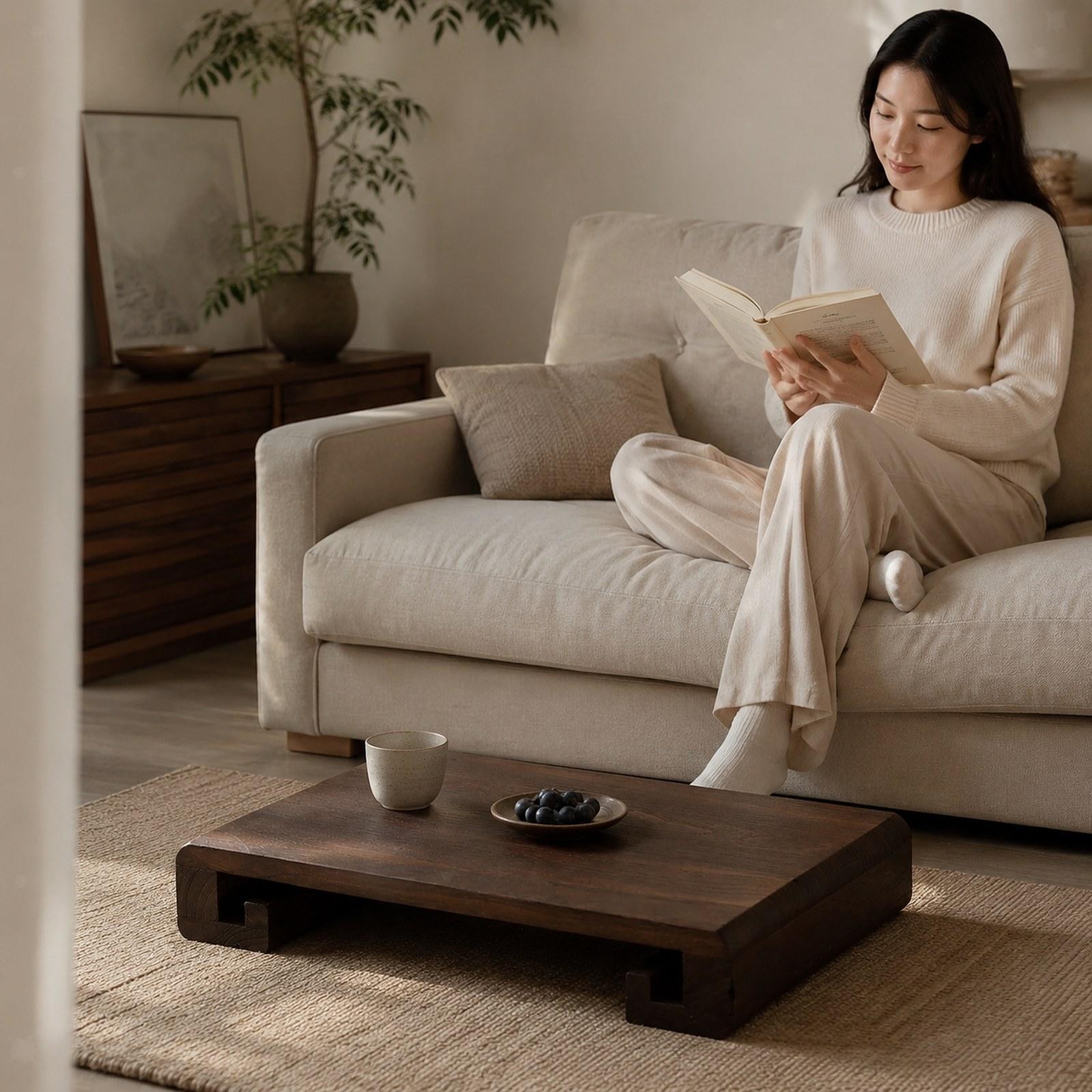 Altar Table Tatami Low Sitting Coffee Table Chinese Tea Floor Table
