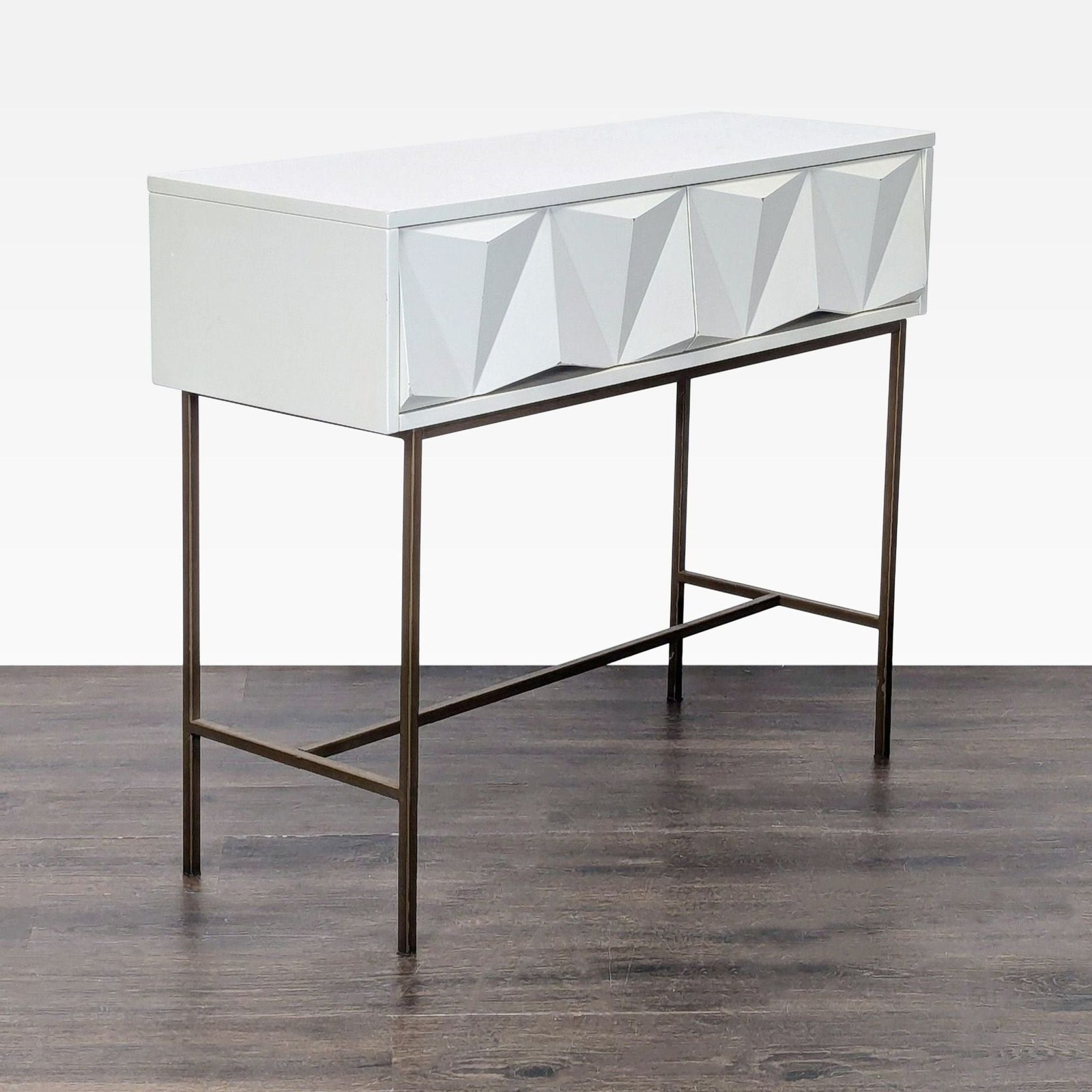 West Elm Sculpted Geo Console