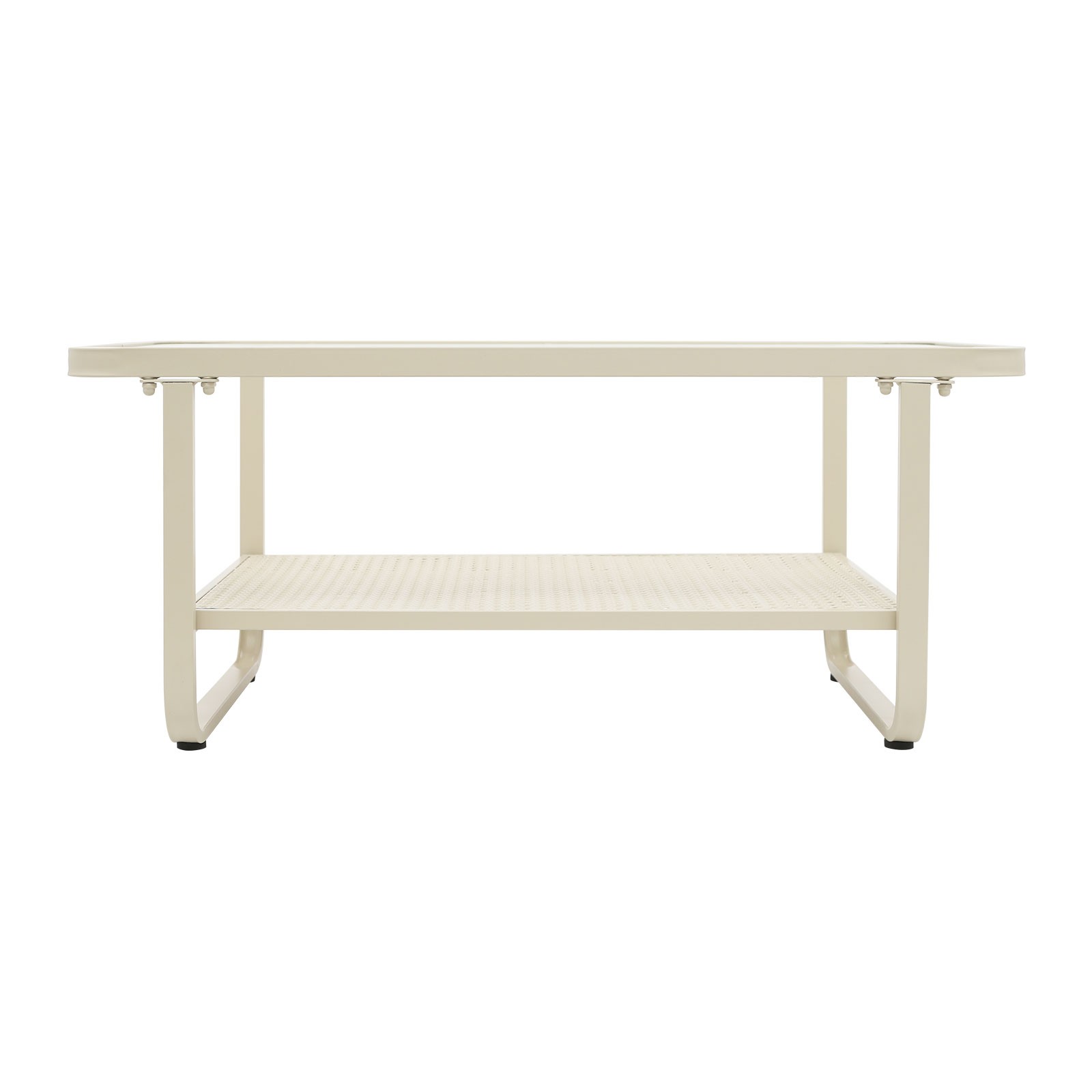 100*50*42cm Coffee Table Living Room Storage Coffee Table 2-Tier Coffee Table