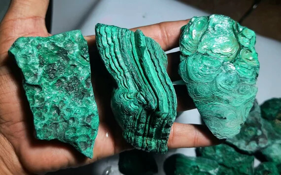 Premium Interior Home Decor | Handmade Malachite Stone Coffee Table Top