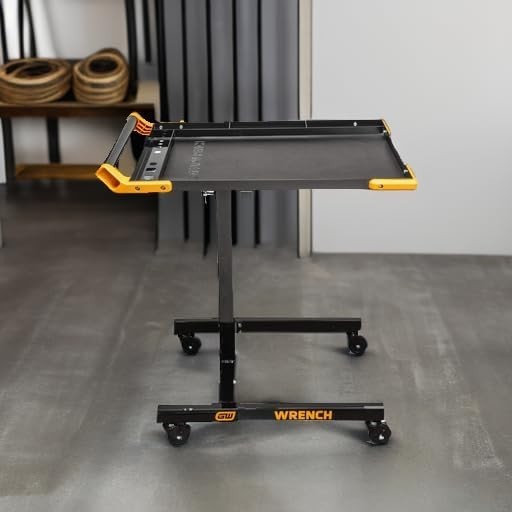 Adjustable Height Mobile Work Table 35-48” – Versatile & Portable Workbench