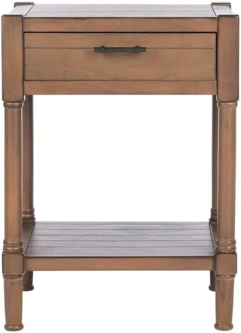 Filbert Brown 1-Drawer Accent Table with Bottom Shelf, 19″ W x 26″ H