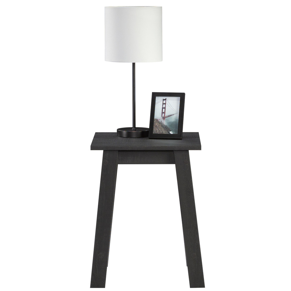 Square Wood Side Table Couch Necessities End Table Furniture Home Decor