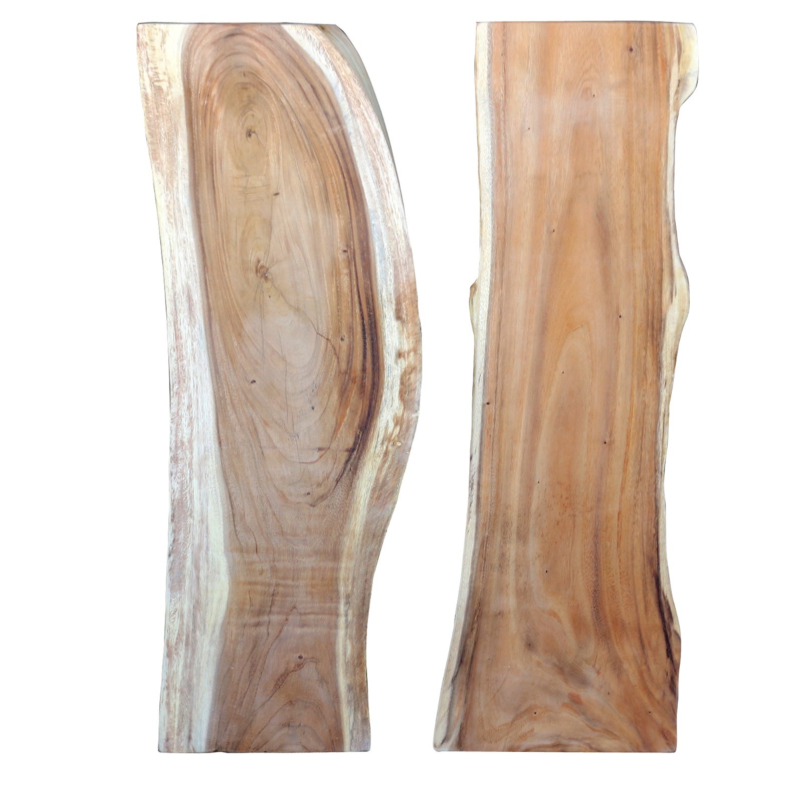 Natural Solid Wood Slab Table Top Rectangle DIY for Live Edge Coffee Side Table