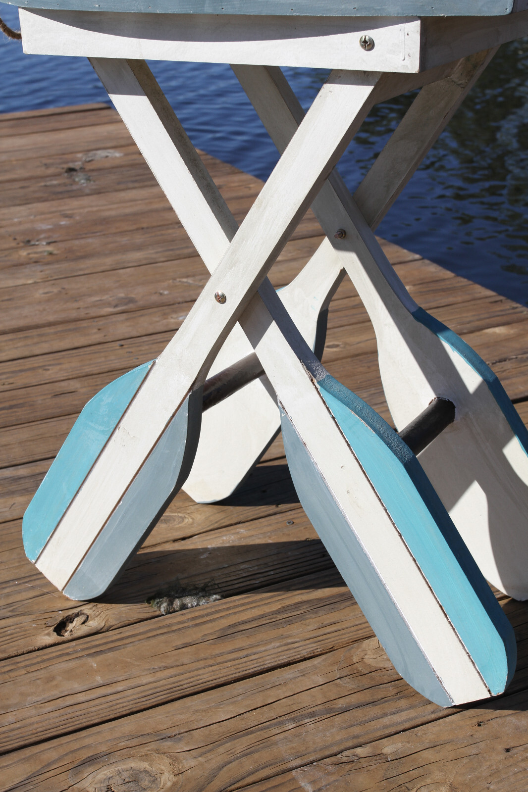 Foldable Boat Shape Side Table For Your Sunroom, Deck Or Patio,all occasion gift