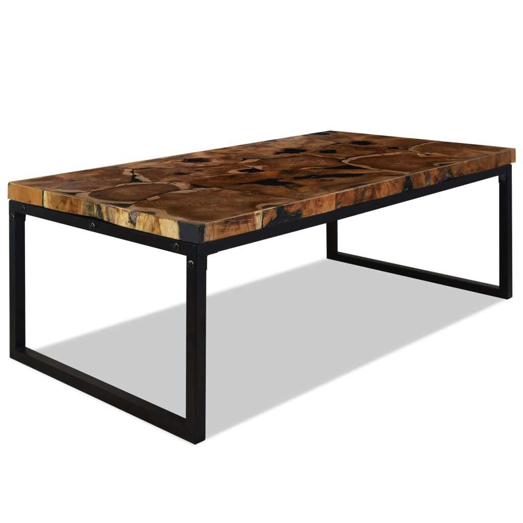 Coffee Table Teak Resin 43.3″x23.6″x15.7