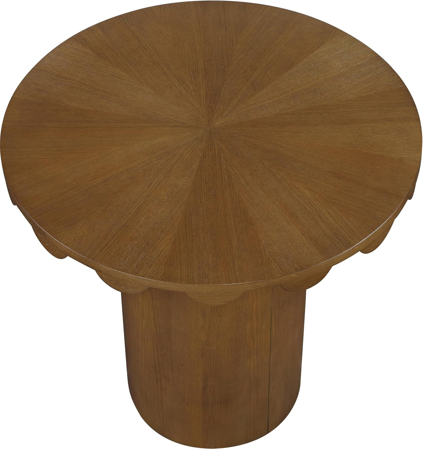 Art Deco Counter Height Table – Meridian Furniture Dahlia Collection, Brown Fini
