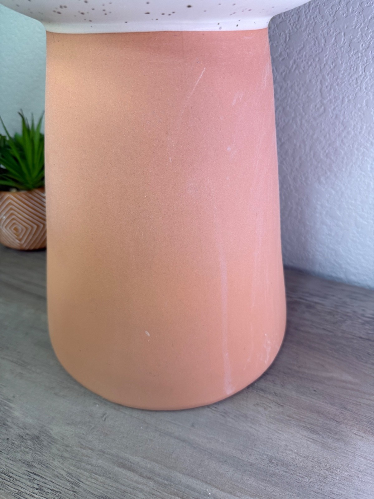 rare urban outfitters ceramic indoor outdoor side table plant not included