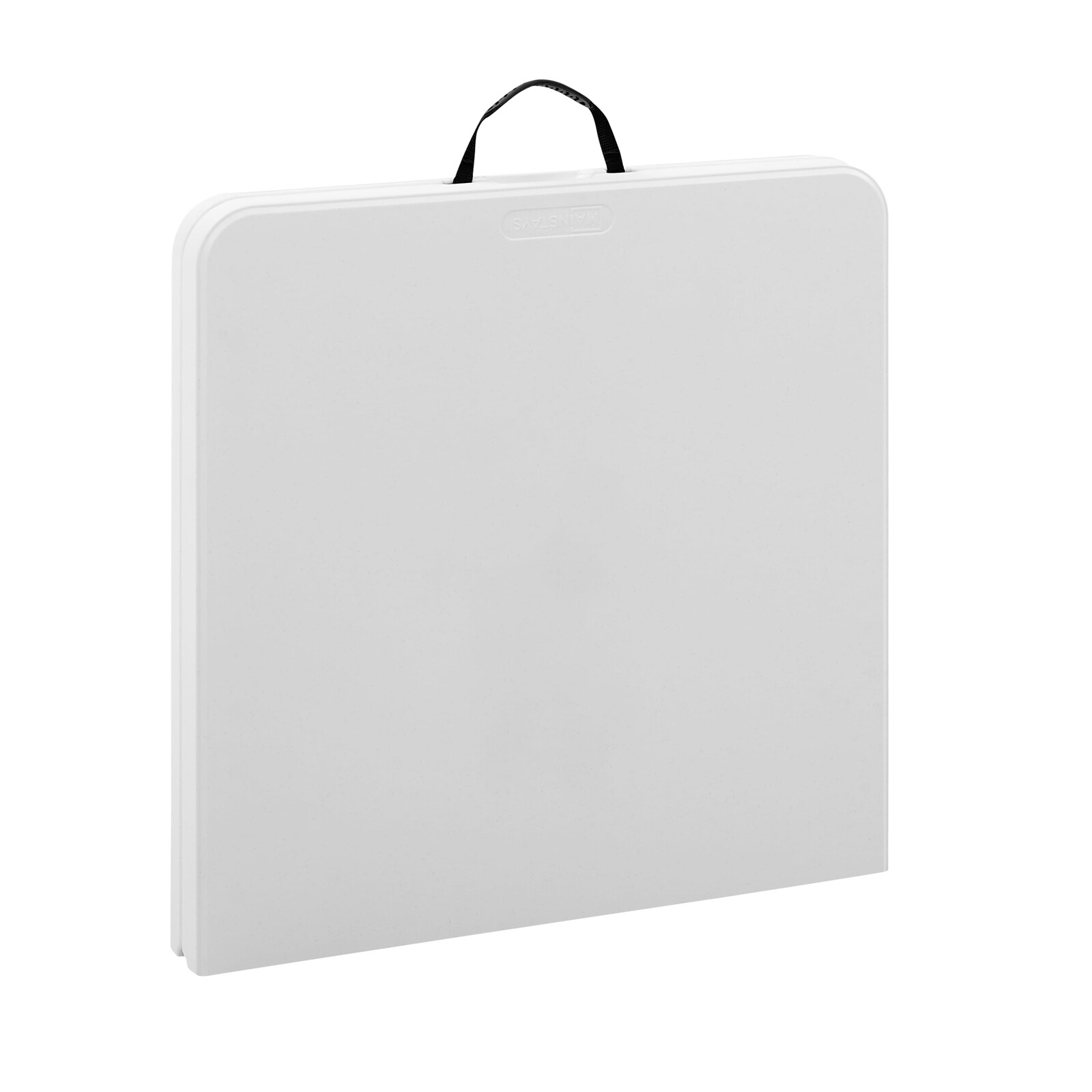 4 Ft Rectangular Folding Table Adjustable Height Durable Indoor Outdoor White US