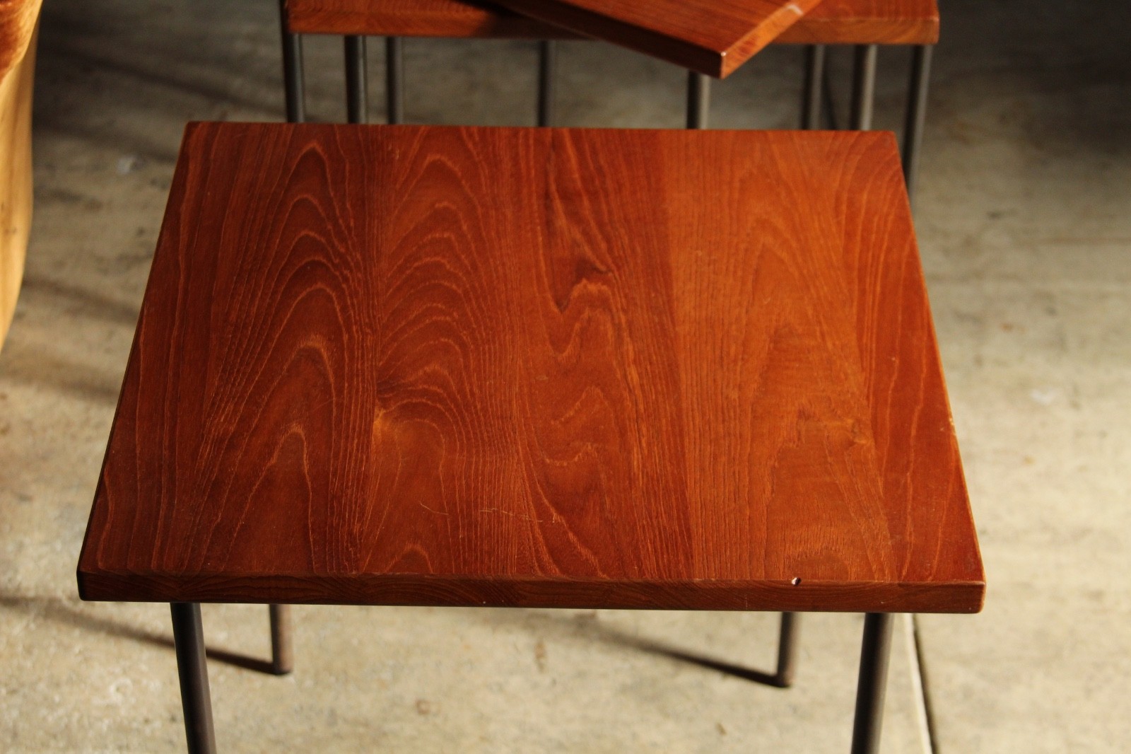 Peter Hvidt and Orla Molgaard Teak Stacking Tables, 1960s