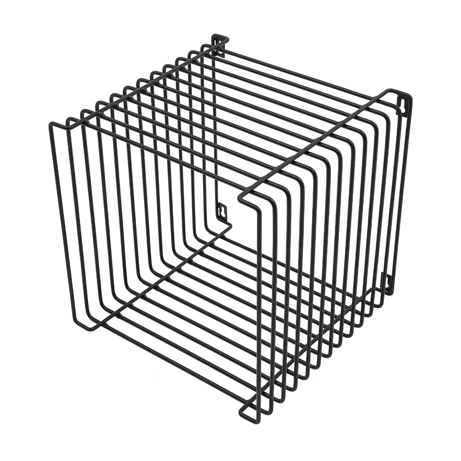 Linear Side Table Square Geometry Retro End Desk Multi-Purpose Tables Furniture