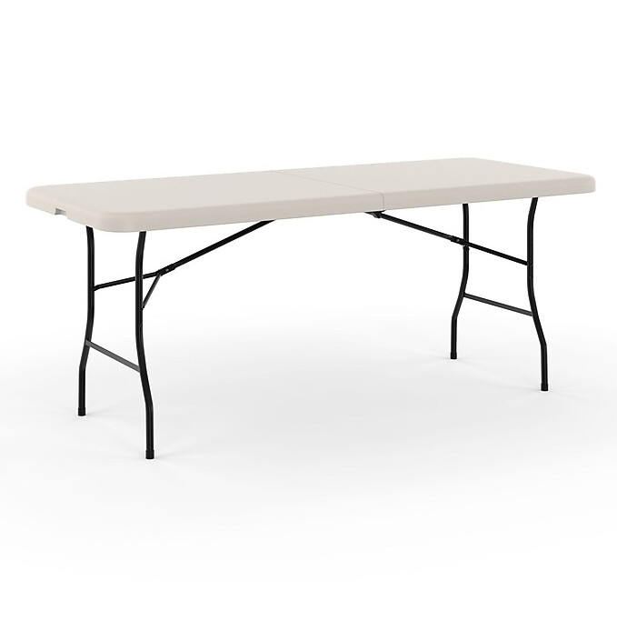 NEW 6′ x 30″ Heavy Duty Plastic Folding Table