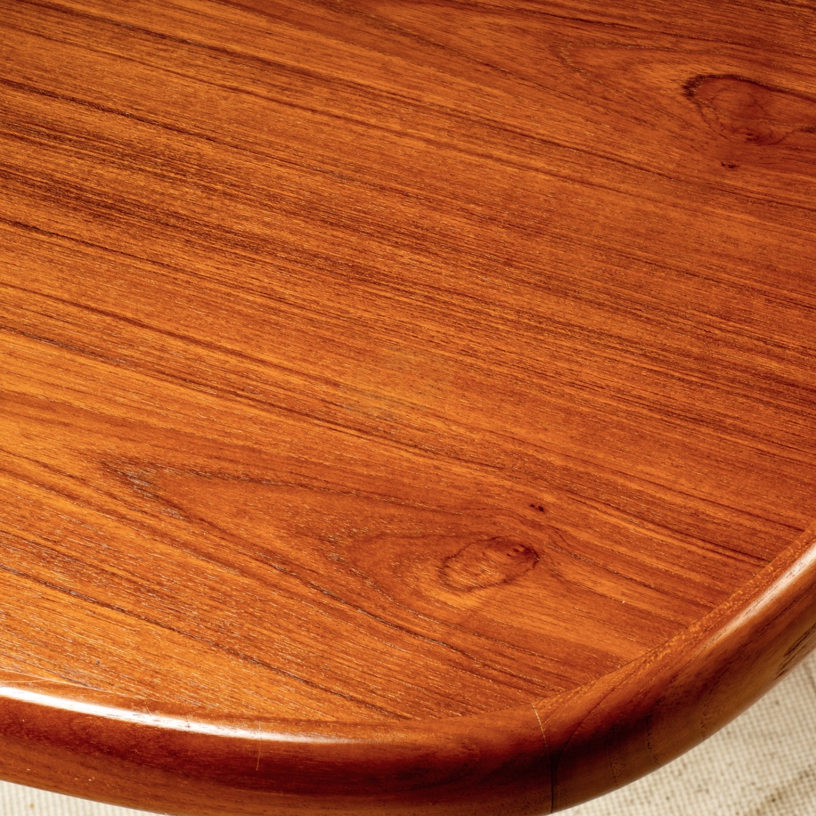 Rasmus Danish Modern Teak Extension Dining Table 2 Leaves Denmark MCM 98.5″