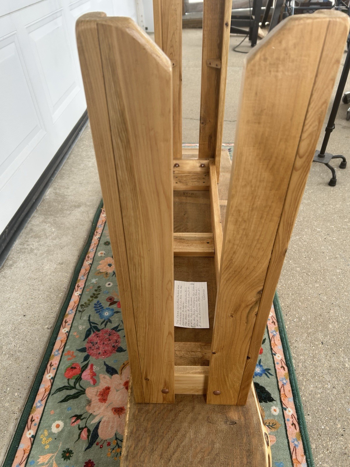 Thick Live Edge Sofa Entry Table 57″x16″ Natural Finish Northern White Cedar