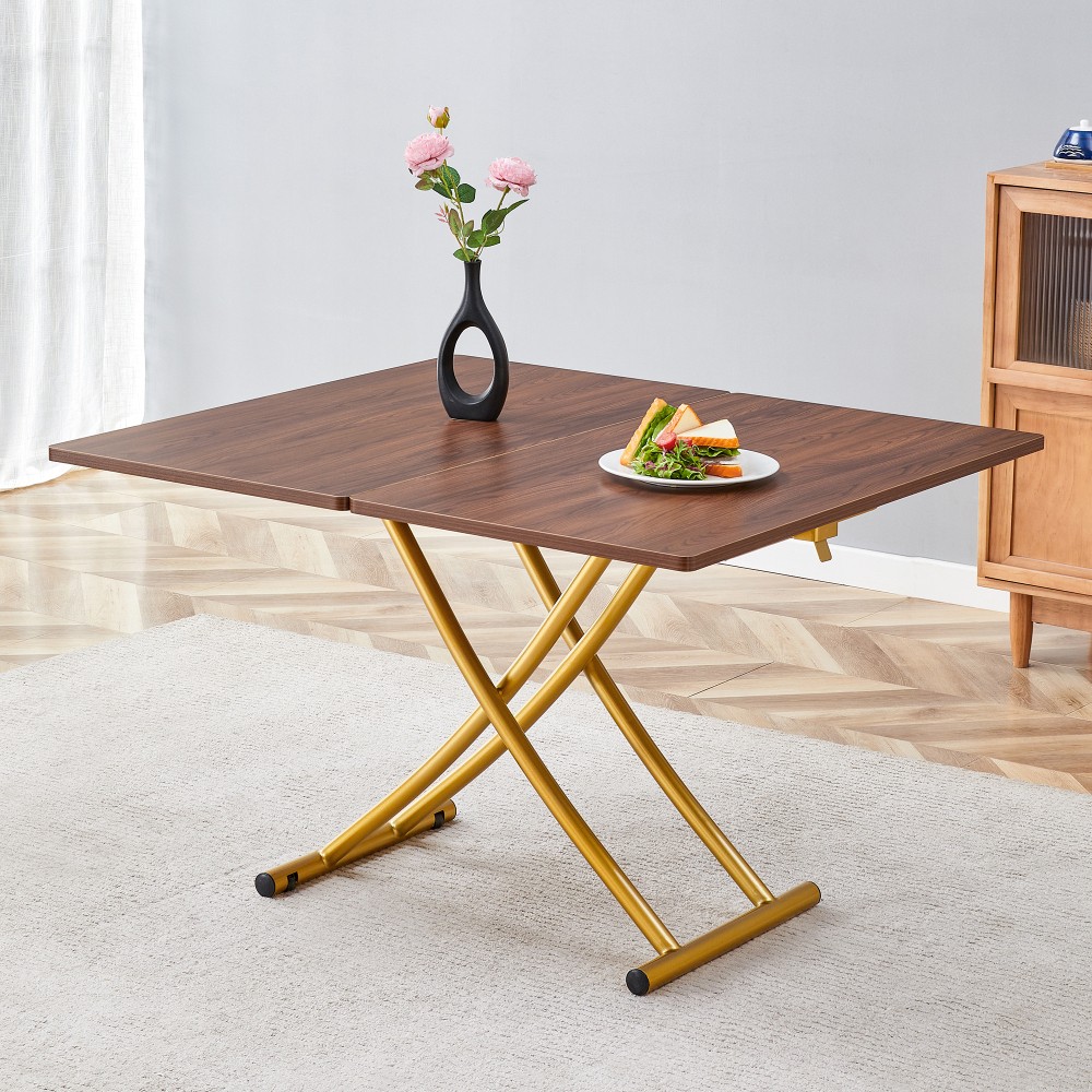 Adjustable Height Lift Table Desk for Dining, Office & Coffee Table