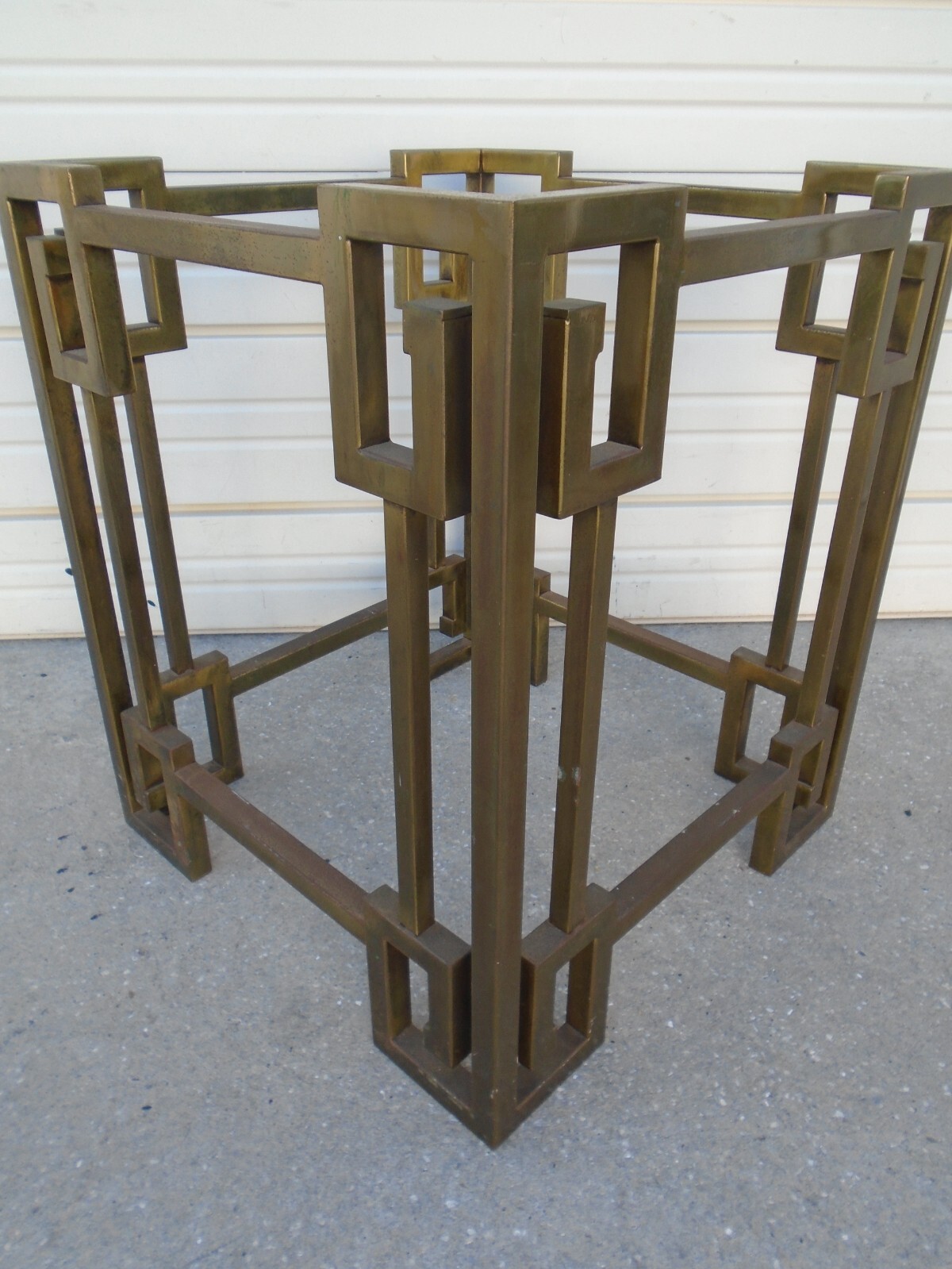Art Deco Table Coffee Side Center Greek Key Hollywood Regency Mastercraft STY