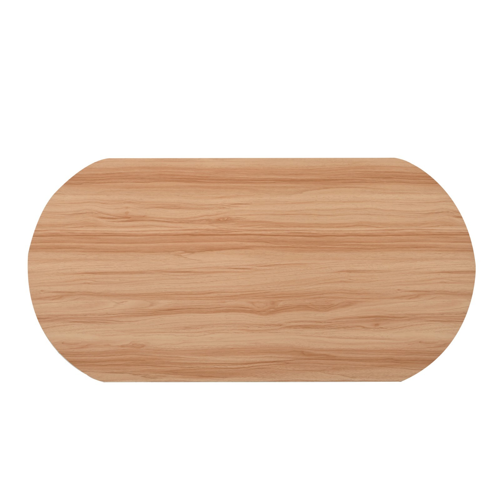 Modern Oval Lift-Top Coffee Table Center Table w/ Hidden Storage For Living Room
