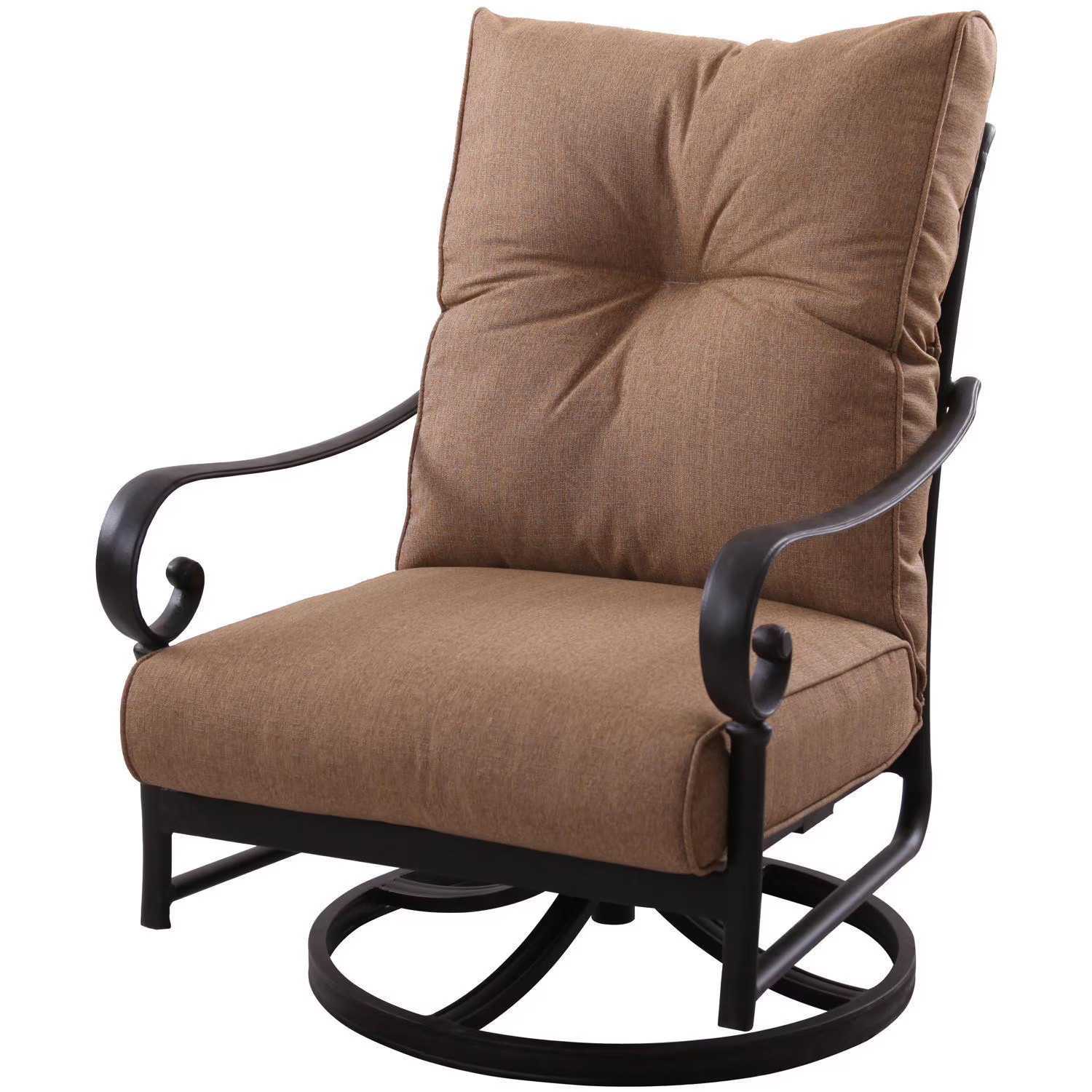 Santa Anita 3 Pc Cast Aluminum Seating Set 24-in Square Series 88 Table &