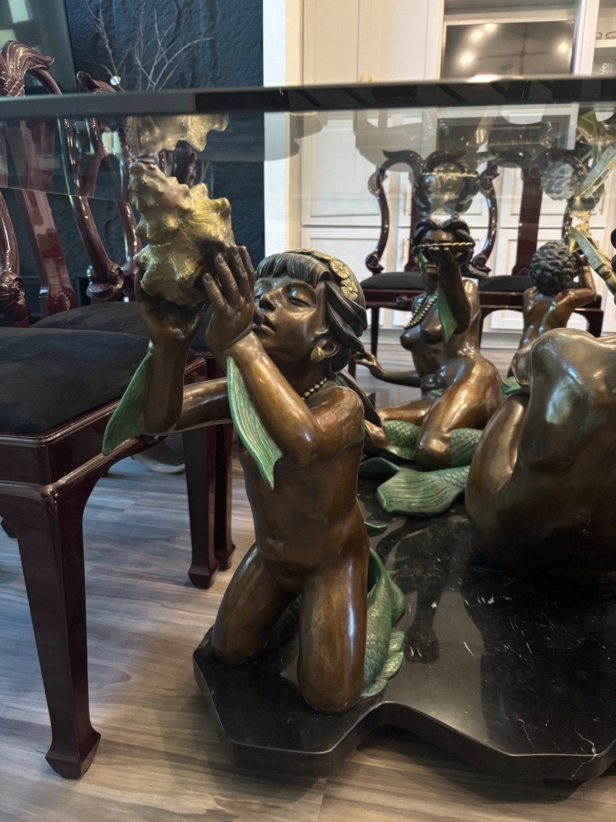 artwork by Mexican sculptor Carlos Espino called Atlantis