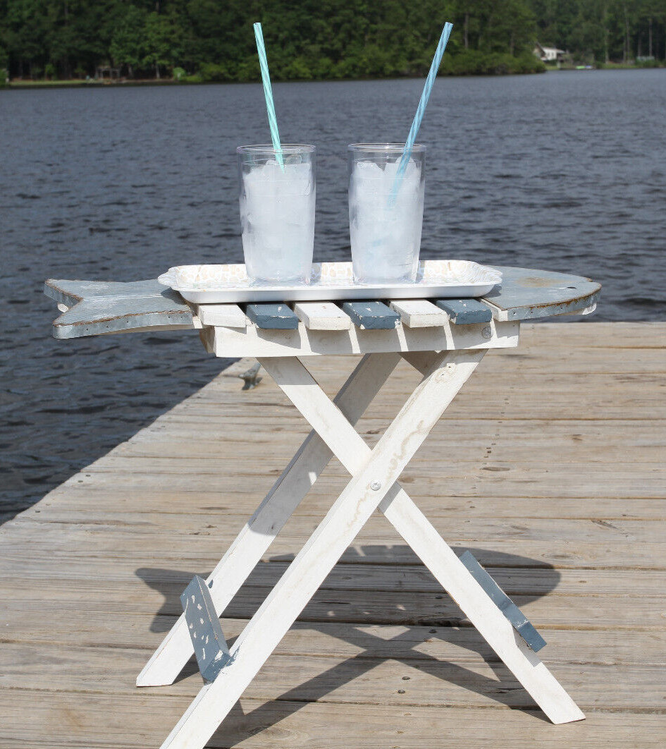 BEACH HOME DECOR, Fish Talble, Beach Deck Tables, Sea Side Home Decor