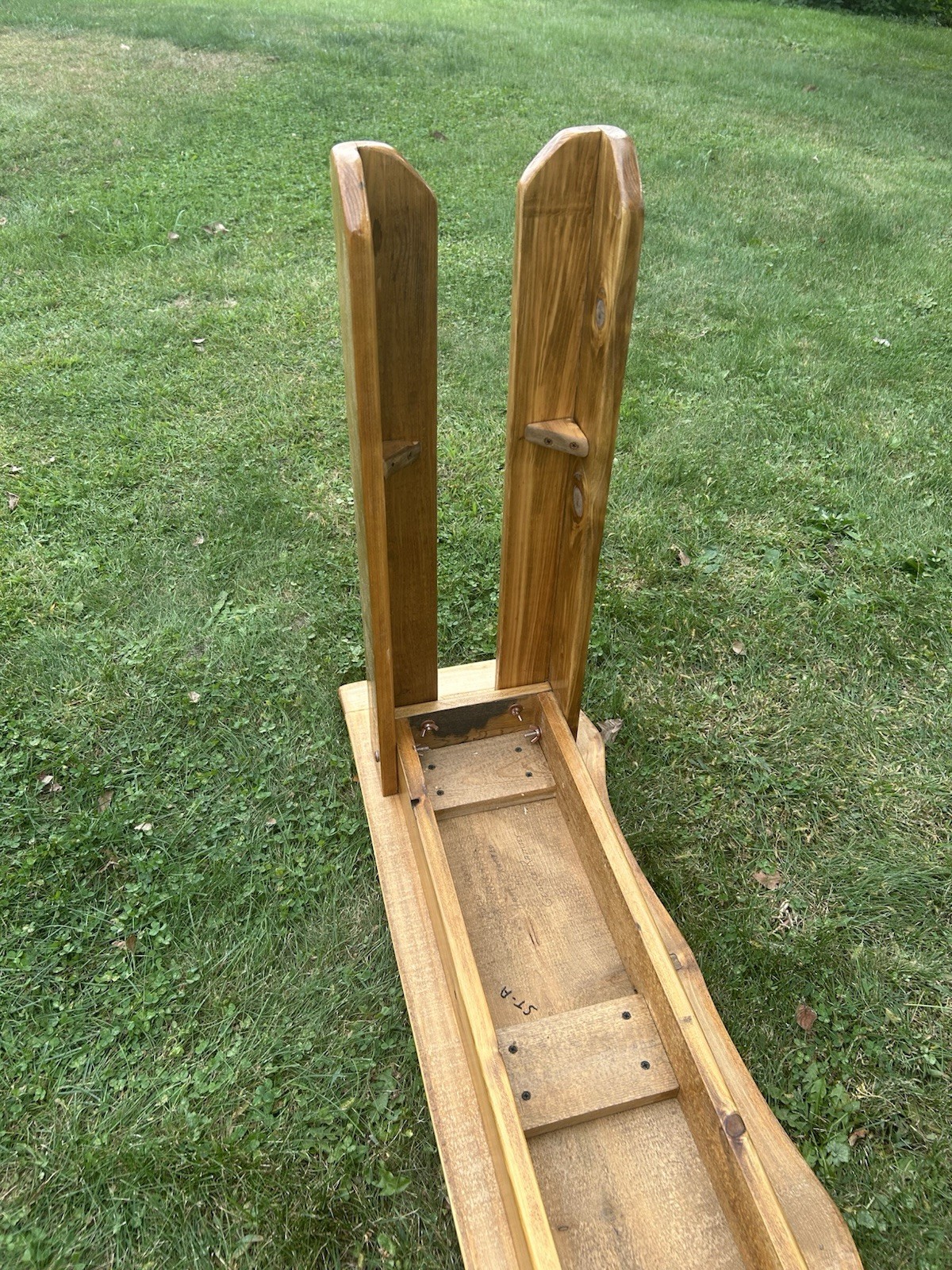 60x12x29 Thick Live Edge Sofa Entry Table Light Finish Northern White Cedar STA