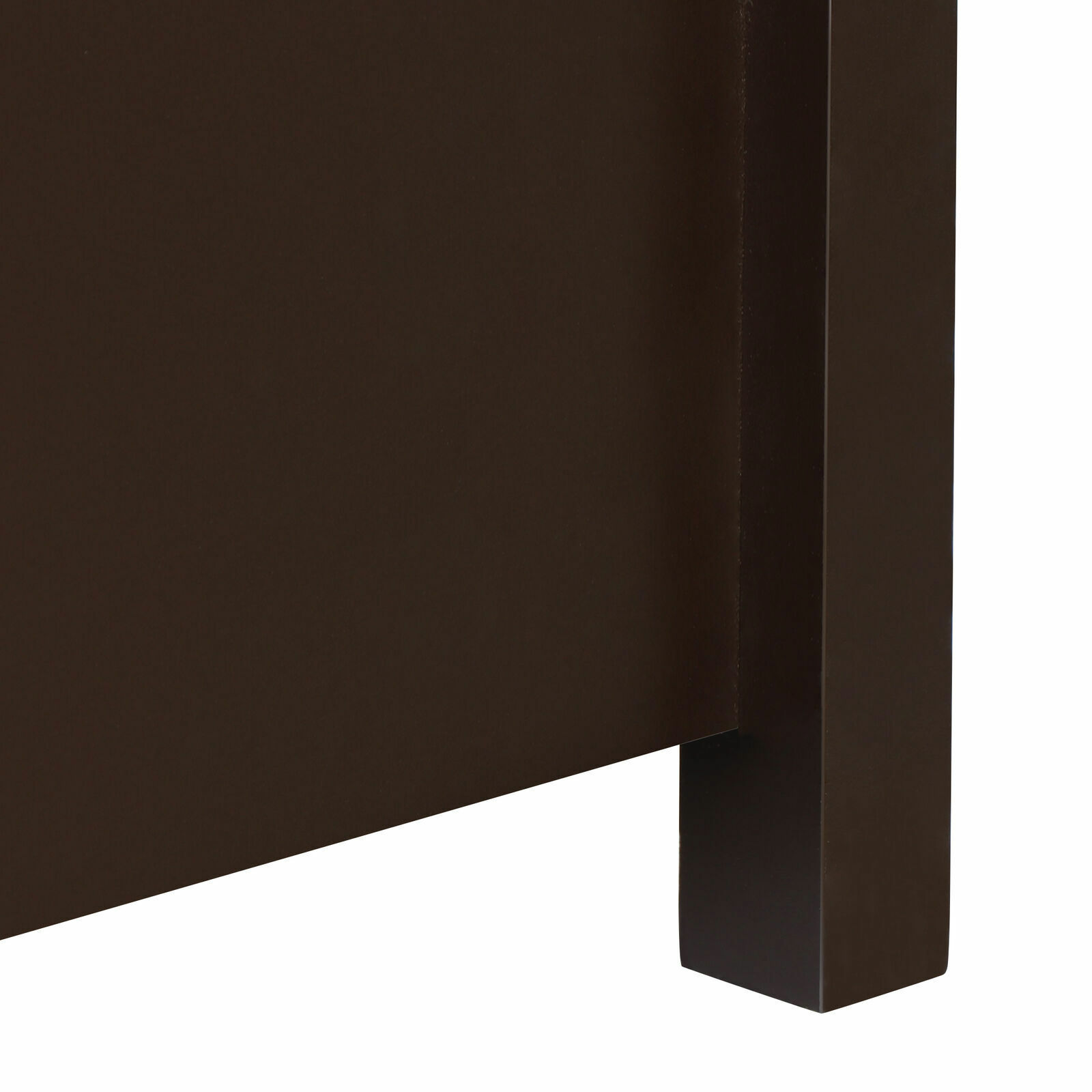 Double End Table with 2 Drawer and Storage Shelf Narrow X-Design Home Decor