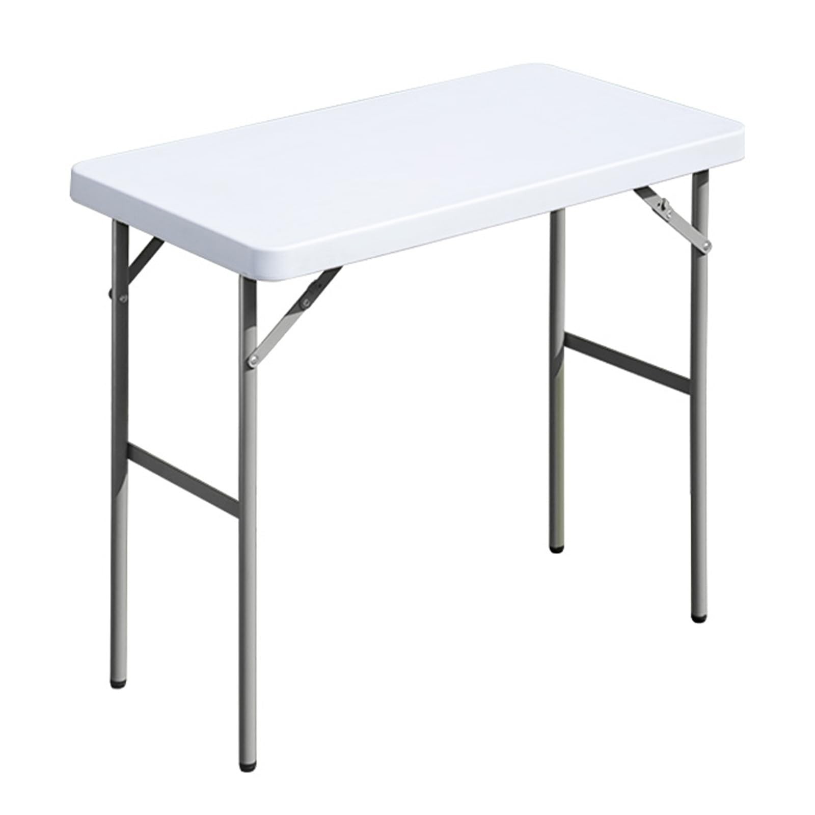 Best Folding Table 2.7ft Rectangular All-Occasion Plastic Event for Indoor and