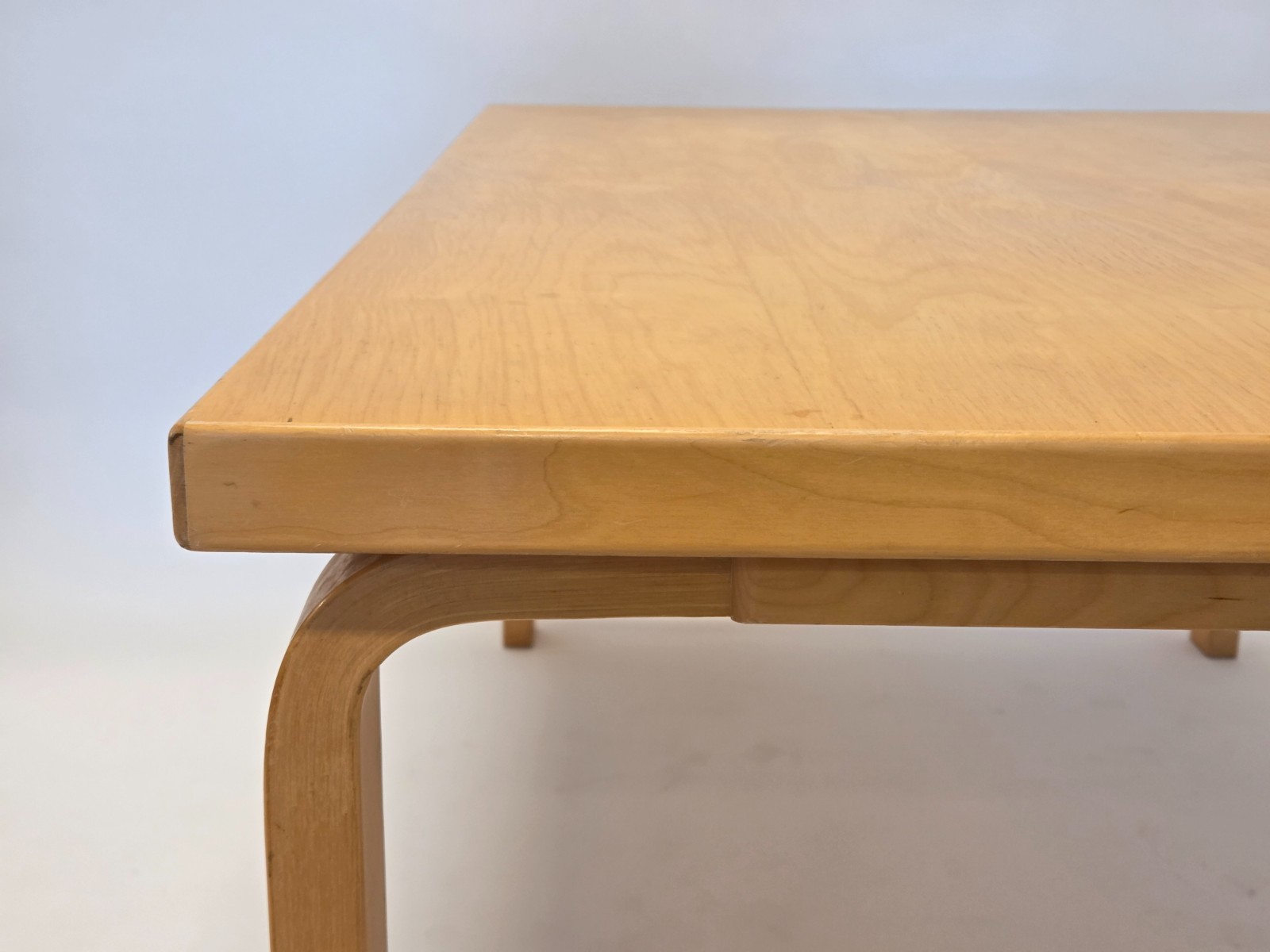 Alvar Aalto Artek Coffee Table 81B Finland L-legged Vintage Birch Original