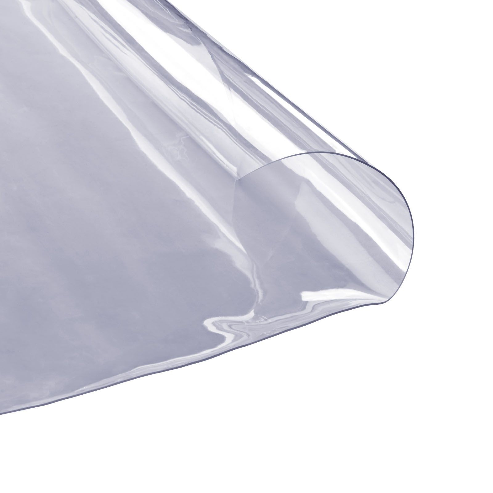 Clear Table Cover Protector, 48 inch/ 1230 mm Round Table Cover, 1.5 mm Thick