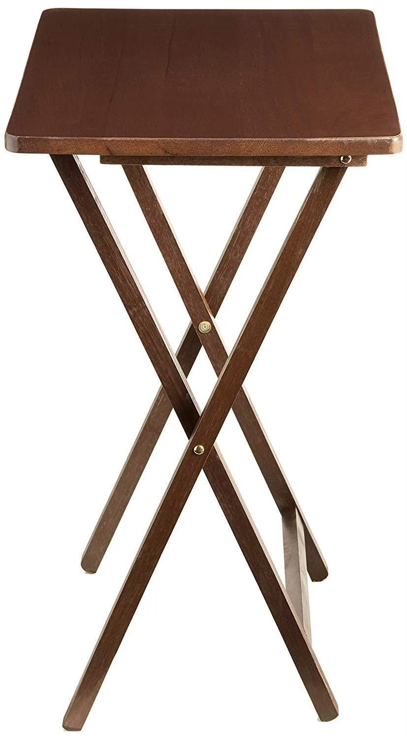 Stylish Folding TV Tray Table Home Furniture Decor Serve Drinks Storage