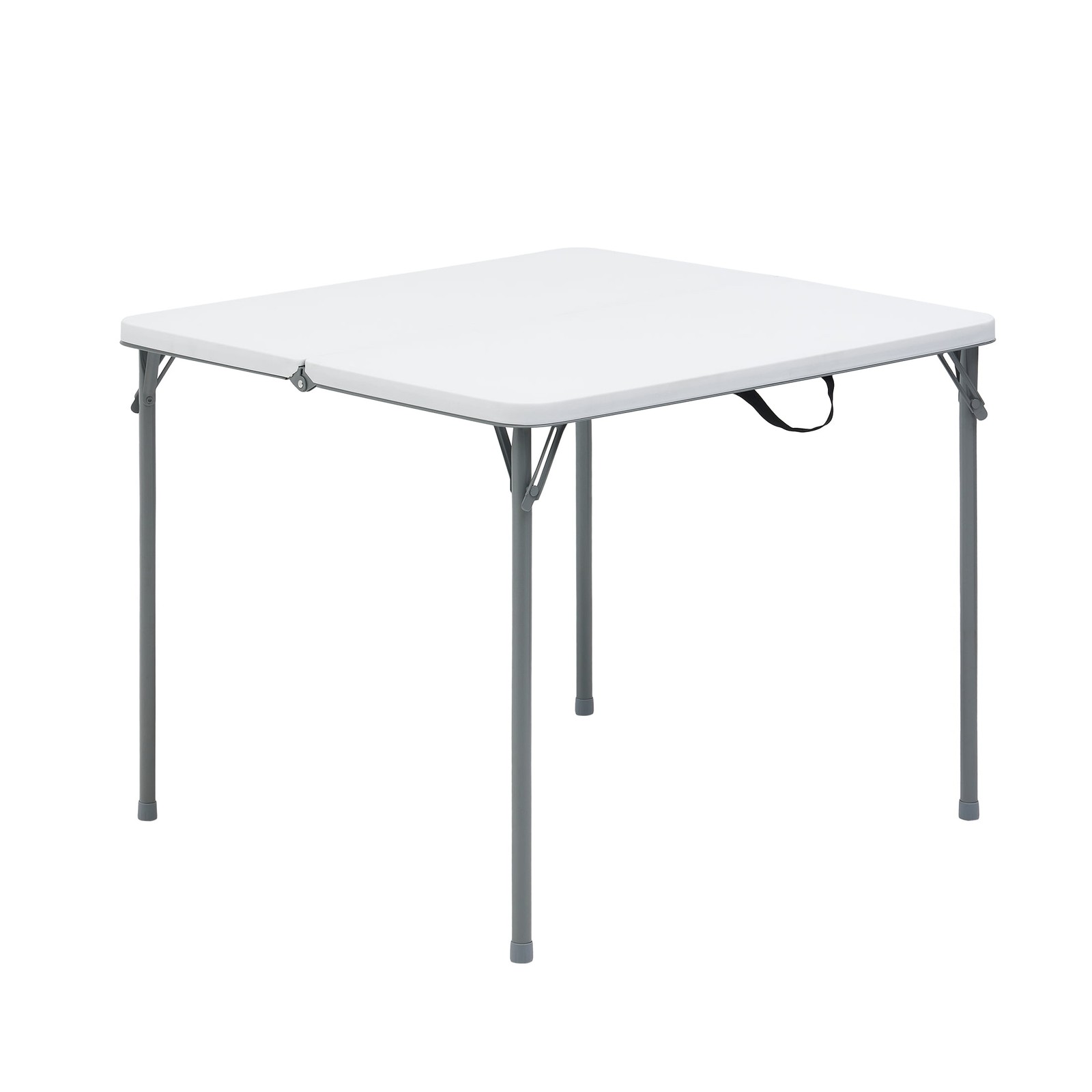 34″ Square Resin Fold-in-Half Table Gray